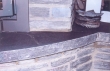 Décoration de la cheminée en pierre bleue naturelle